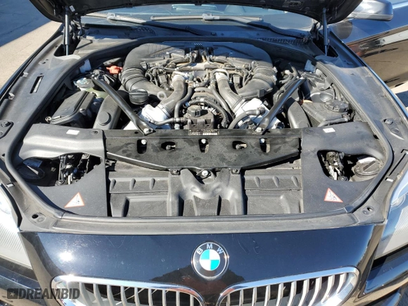 2012 BMW 6 Series 650i with VIN WBALZ3C57CDL73218, listed as a Copart auction lot 49639975 with 54,408 mi miles and Salvage Title. Bid and sale history available at carsss.com. Image 11.
