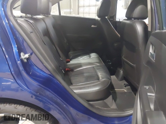 2014 Chevrolet Sonic LTZ with VIN 1G1JE5SB5E4226187, listed as a IAAI auction lot 41521689 with 73,325 mi miles. Bid and sale history available at carsss.com. Image 8.