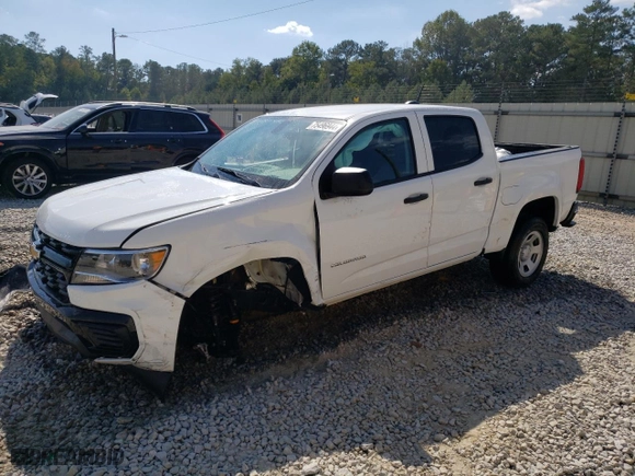 2022 Chevrolet Colorado 2WD Work Truck with VIN 1GCGSBENXN1316905, listed as a Copart auction lot 75496944 with 16,488 mi miles and Salvage Title. Bid and sale history available at carsss.com. Image 1.