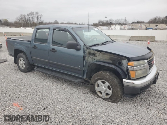 2007 GMC Canyon SLE2 with VIN 1GTDT13E878163870, listed as a Copart auction lot 50991665 with 281,636 mi miles and Salvage Title. Bid and sale history available at carsss.com. Image 4.