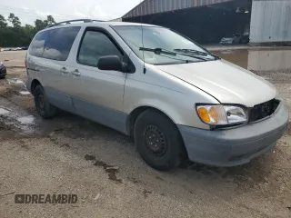 2003 Toyota Sienna CE with VIN 4T3ZF19C03U555684, listed as a Copart auction lot 60323904 with 204,368 mi miles and Salvage Title. Bid and sale history available at carsss.com. Image 4.