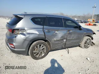 2019 Hyundai Santa Fe Limited with VIN 5NMS53AD3KH075579, listed as a Copart auction lot 46757675 with 78,551 mi miles and Salvage Title. Bid and sale history available at carsss.com. Image 3.