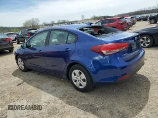 2017 Kia Forte LX with VIN 3KPFK4A78HE147872, listed as a Copart auction lot 55145305 with 76,877 mi miles and Non Repairable. Bid and sale history available at carsss.com. Image 2.
