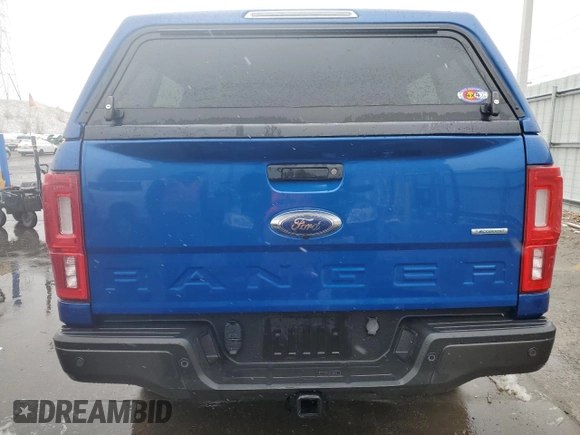 2019 Ford Ranger XL with VIN 1FTER4FH6KLA55523, listed as a Copart auction lot 53839545 with 16,847 mi miles and Salvage Title. Bid and sale history available at carsss.com. Image 6.