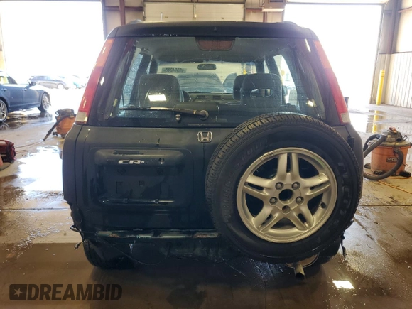 1997 Honda CR-V with VIN JHLRD1851VC032109, listed as a Copart auction lot 48504385 with 193,666 mi miles and Salvage Title. Bid and sale history available at carsss.com. Image 6.