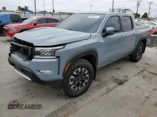 2024 Nissan Frontier Pro-X with VIN 1N6ED1EJ1RN674270, listed as a Copart auction lot 65083115 with 9,048 mi miles and Salvage title. Bid and sale history available at DreamBid. Image 1.