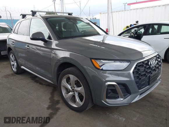 2023 Audi Q5 S line Prestige with VIN WA1FAAFY2P2016428, listed as a IAAI auction lot 42065935 with 30,546 mi miles. Bid and sale history available at carsss.com. Image 1.