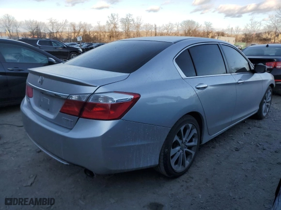 2014 Honda Accord Sedan Sport with VIN 1HGCR2F53EA051805, listed as a Copart auction lot 87460784 with 167,082 mi miles and Non Repairable. Bid and sale history available at carsss.com. Image 3.