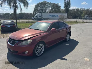 2006 Lexus IS 250 with VIN JTHCK262762007289, listed as a Copart auction lot 45382615 with 106,668 mi miles and Clean Title. Bid and sale history available at DreamBid. Image 2.