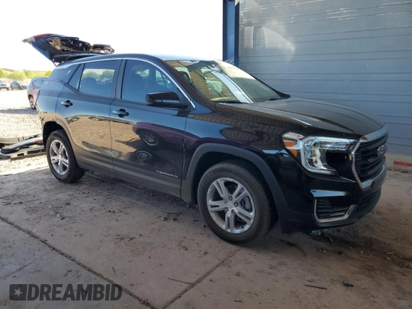2024 GMC Terrain SLE with VIN 3GKALMEG1RL203587, listed as a Copart auction lot 62960265 with 22,031 mi miles and Salvage title. Bid and sale history available at DreamBid. Image 4.