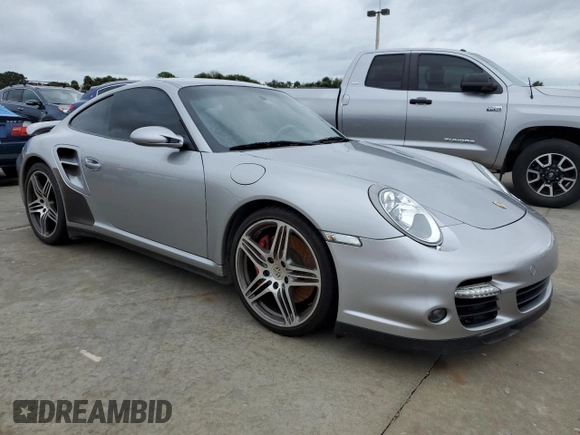 2007 Porsche 911 Turbo with VIN WP0AD29957S784485, listed as a Copart auction lot 75090564 with Not Provided miles and Salvage Title. Bid and sale history available at DreamBid. Image 4.
