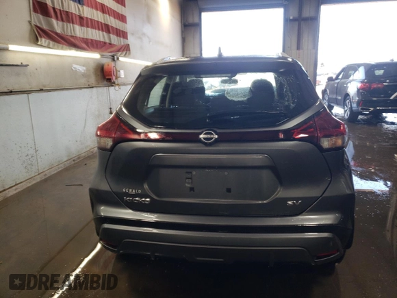 2024 Nissan Kicks SV with VIN 3N1CP5CV9RL471869, listed as a Copart auction lot 48677225 with 13,213 mi miles and Salvage Title. Bid and sale history available at carsss.com. Image 6.