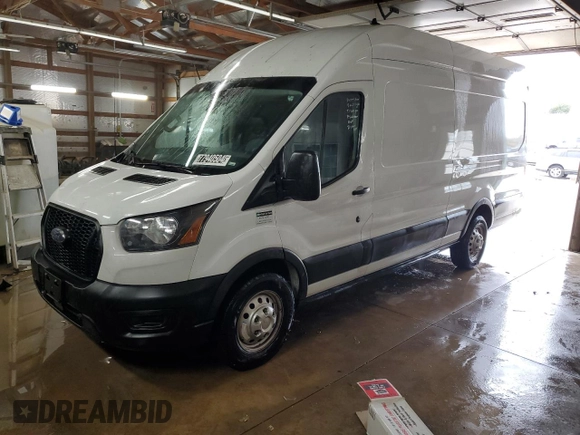 2023 Ford Transit Cargo with VIN 1FTBR3U89PKA70899, listed as a Copart auction lot 77940504 with 62,196 mi miles and Clean Title. Bid and sale history available at DreamBid. Image 1.