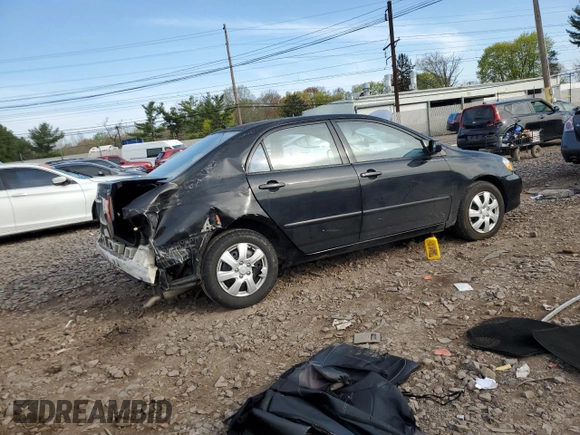 2004 Toyota Corolla CE with VIN 2T1BR32E64C297117, listed as a Copart auction lot 54046205 with 205,127 mi miles and Salvage Title. Bid and sale history available at DreamBid. Image 3.