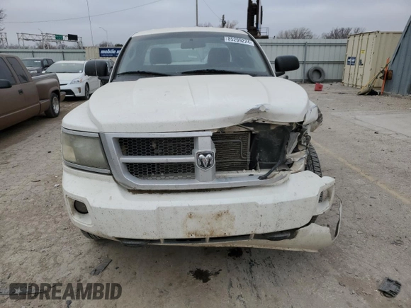 2009 Dodge Dakota Bighorn/Lonestar with VIN 1D3HW32P29S749078, listed as a Copart auction lot 85299224 with 135,502 mi miles and Salvage Title. Bid and sale history available at carsss.com. Image 5.