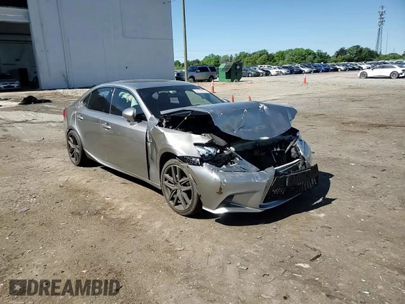 2015 Lexus IS 250 with VIN JTHCF1D20F5029733, listed as a Copart auction lot 54799855 with 61,185 mi miles and Salvage title. Bid and sale history available at DreamBid. Image 13.