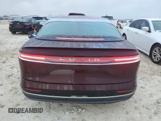 2023 Lucid Air Grand Touring with VIN 50EA1GBA4PA002253, listed as a Copart auction lot 44174925 with 9,760 mi miles and Clean Title. Bid and sale history available at carsss.com. Image 6.