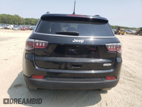 2018 Jeep Compass Latitude with VIN 3C4NJCBB5JT293501, listed as a Copart auction lot 59191235 with Not provided miles and Salvage title. Bid and sale history available at DreamBid. Image 6.
