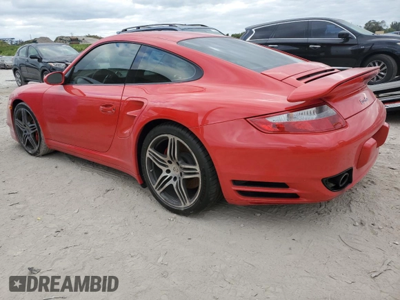 2007 Porsche 911 Turbo with VIN WP0AD29967S785001, listed as a Copart auction lot 81401694 with Not Provided miles and Salvage Title. Bid and sale history available at DreamBid. Image 2.