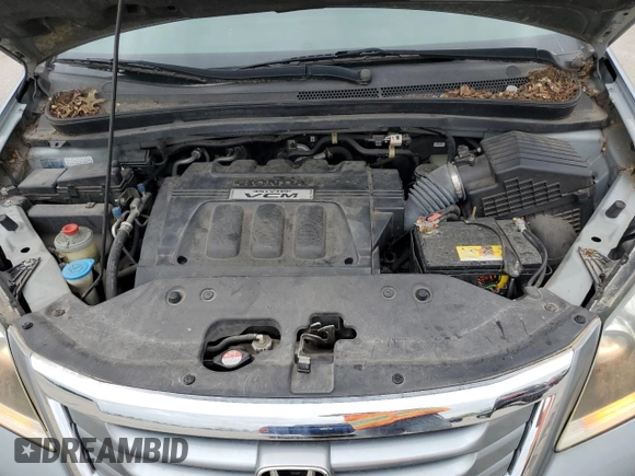 2009 Honda Odyssey EX-L with VIN 5FNRL387X9B055281, listed as a Copart auction lot 53981085 with 153,290 mi miles and Salvage Title. Bid and sale history available at carsss.com. Image 12.