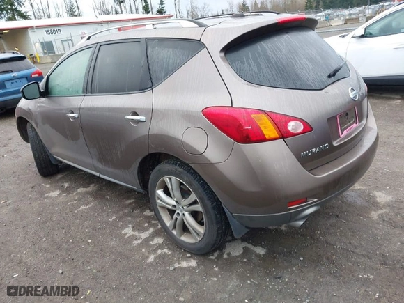 2009 Nissan Murano LE with VIN JN8AZ18W09W154215, listed as a IAAI auction lot 41642612 with 138,921 mi miles. Bid and sale history available at carsss.com. Image 3.
