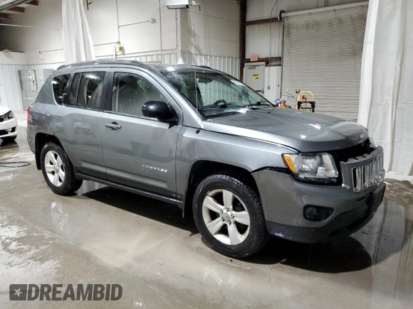 2012 Jeep Compass Latitude with VIN 1C4NJDEB1CD559901, listed as a Copart auction lot 46044185 with 86,000 mi miles and Salvage Title. Bid and sale history available at DreamBid. Image 4.