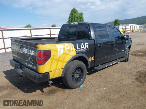 2014 Ford F-150 XL with VIN 1FTFW1ET5EKF83517, listed as a IAAI auction lot 42358874 with 165,798 mi miles and . Bid and sale history available at DreamBid. Image 4.
