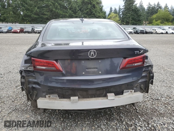2015 Acura TLX Technology with VIN 19UUB1F55FA003713, listed as a Copart auction lot 61175075 with 108,605 mi miles and Salvage title. Bid and sale history available at DreamBid. Image 6.