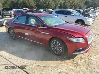 2019 Lincoln Continental Select with VIN 1LN6L9SK4K5605760, listed as a Copart auction lot 74292294 with Not Provided miles and Non Repairable. Bid and sale history available at DreamBid. Image 4.