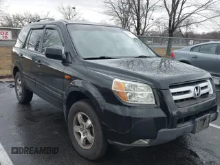 2006 Honda Pilot EX with VIN 2HKYF18476H504328, listed as a IAAI auction lot 40746937 with 232,826 mi miles and . Bid and sale history available at DreamBid. Image 1.