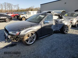 2015 Audi S4 Premium Plus with VIN WAUBGAFL5FA094016, listed as a Copart auction lot 49973995 with 0 mi miles and Salvage Title. Bid and sale history available at carsss.com. Image 1.