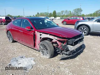 2019 Genesis G70 Advanced with VIN KMTG34LE0KU039981, listed as a IAAI auction lot 42145135 with 50,517 mi miles and . Bid and sale history available at DreamBid. Image 1.