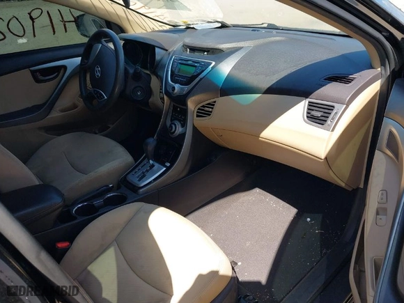 2012 Hyundai Elantra Limited with VIN 5NPDH4AE0CH067586, listed as a IAAI auction lot 41902074 with 125,581 mi miles. Bid and sale history available at carsss.com. Image 5.