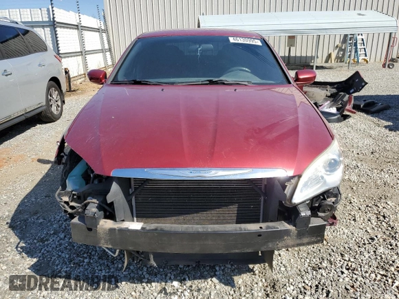 2012 Chrysler 200 Touring with VIN 1C3CCBBB3CN166801, listed as a Copart auction lot 46130995 with 86,045 mi miles and Salvage Title. Bid and sale history available at DreamBid. Image 5.