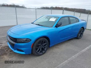 2019 Dodge Charger SXT with VIN 2C3CDXBG2KH588135, listed as a IAAI auction lot 41923629 with 42,985 mi miles. Bid and sale history available at carsss.com. Image 2.