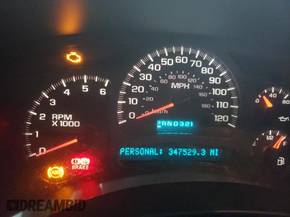 2004 Chevrolet Tahoe LS with VIN 1GNEK13Z94R239989, listed as a Copart auction lot 53261905 with 347,529 mi miles and Clean Title. Bid and sale history available at carsss.com. Image 9.