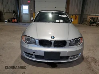2008 BMW 1 Series 128i with VIN WBAUL73578VE89293, listed as a Copart auction lot 61902535 with 168,652 mi miles and Salvage title. Bid and sale history available at DreamBid. Image 5.