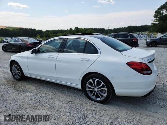 2016 Mercedes-Benz C 300 Luxury с VIN 55SWF4KB2GU172989, выставлен на аукционе Copart как лот 62676295 с пробегом 105 322 миль миль и Чистый • Clean title. История ставок и продаж доступна на DreamBid. Изображение 2.