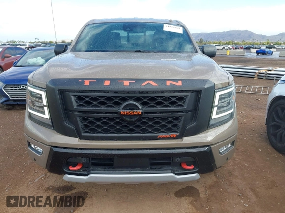 2021 Nissan Titan Pro-4X with VIN 1N6AA1ED9MN519749, listed as a IAAI auction lot 41948962 with 65,807 mi miles and . Bid and sale history available at DreamBid. Image 12.
