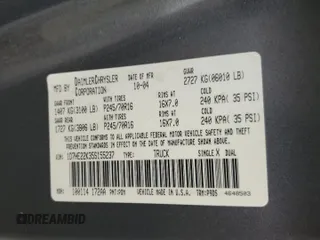 2005 Dodge Dakota ST with VIN 1D7HE22K35S155237, listed as a Copart auction lot 78925374 with Not Provided miles and Salvage Title. Bid and sale history available at DreamBid. Image 15.