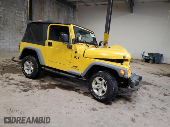 2006 Jeep Wrangler X with VIN 1J4FA39S86P700260, listed as a Copart auction lot 73819814 with 61,768 mi miles and Salvage Title. Bid and sale history available at carsss.com. Image 4.