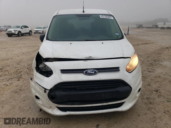 2014 Ford Transit Connect XLT with VIN NM0AE8F76E1149794, listed as a Copart auction lot 43130385 with 210,682 mi miles and Salvage title. Bid and sale history available at DreamBid. Image 5.