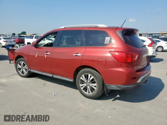 2017 Nissan Pathfinder Platinum with VIN 5N1DR2MN7HC684608, listed as a Copart auction lot 53585665 with 132,188 mi miles and Clean Title. Bid and sale history available at carsss.com. Image 2.