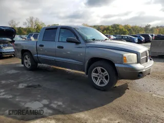 2007 Dodge Dakota SLT with VIN 1D7HW48K17S141548, listed as a Copart auction lot 74875484 with 166,785 mi miles and Salvage Title. Bid and sale history available at carsss.com. Image 4.
