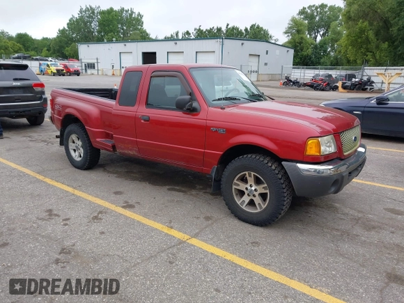 2002 Ford Ranger XL Fleet with VIN 1FTZR45E02PB44764, listed as a IAAI auction lot 42742172 with 124,903 mi miles and . Bid and sale history available at DreamBid. Image 1.