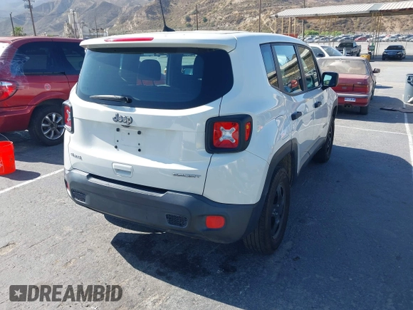 2018 Jeep Renegade Sport с VIN ZACCJBAH8JPH40952, выставлен на аукционе IAAI как лот 42536810 с пробегом 103 004 миль миль и . История ставок и продаж доступна на DreamBid. Изображение 4.