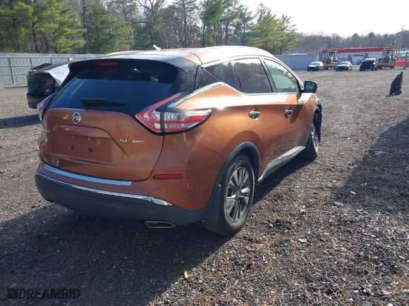 2015 Nissan Murano Platinum with VIN 5N1AZ2MH4FN208380, listed as a IAAI auction lot 41823307 with 138,173 mi miles. Bid and sale history available at carsss.com. Image 4.
