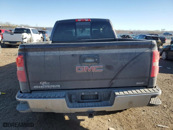 2015 GMC Sierra 1500 SLT with VIN 3GTU2VEC3FG113554, listed as a Copart auction lot 84968114 with 118,576 mi miles and Salvage Title. Bid and sale history available at carsss.com. Image 6.