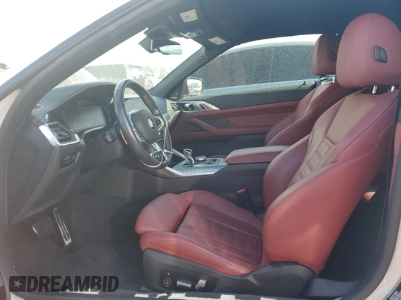 2023 BMW 4 Series M440i with VIN WBA53AT01PCL61211, listed as a Copart auction lot 74137914 with 12,476 mi miles and Salvage Title. Bid and sale history available at DreamBid. Image 7.