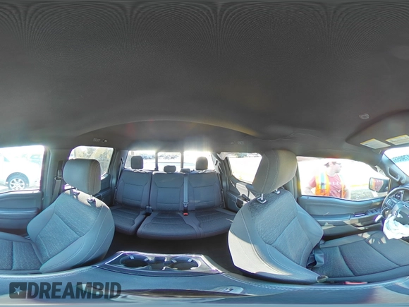 2021 Ford F-150 XL with VIN 1FTFW1E55MFA77310, listed as a Copart auction lot 56179055 with 48,990 mi miles and Salvage title. Bid and sale history available at DreamBid. Image 14.